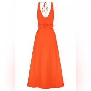 Shona Joy Cecilia Plunge Midi Dress